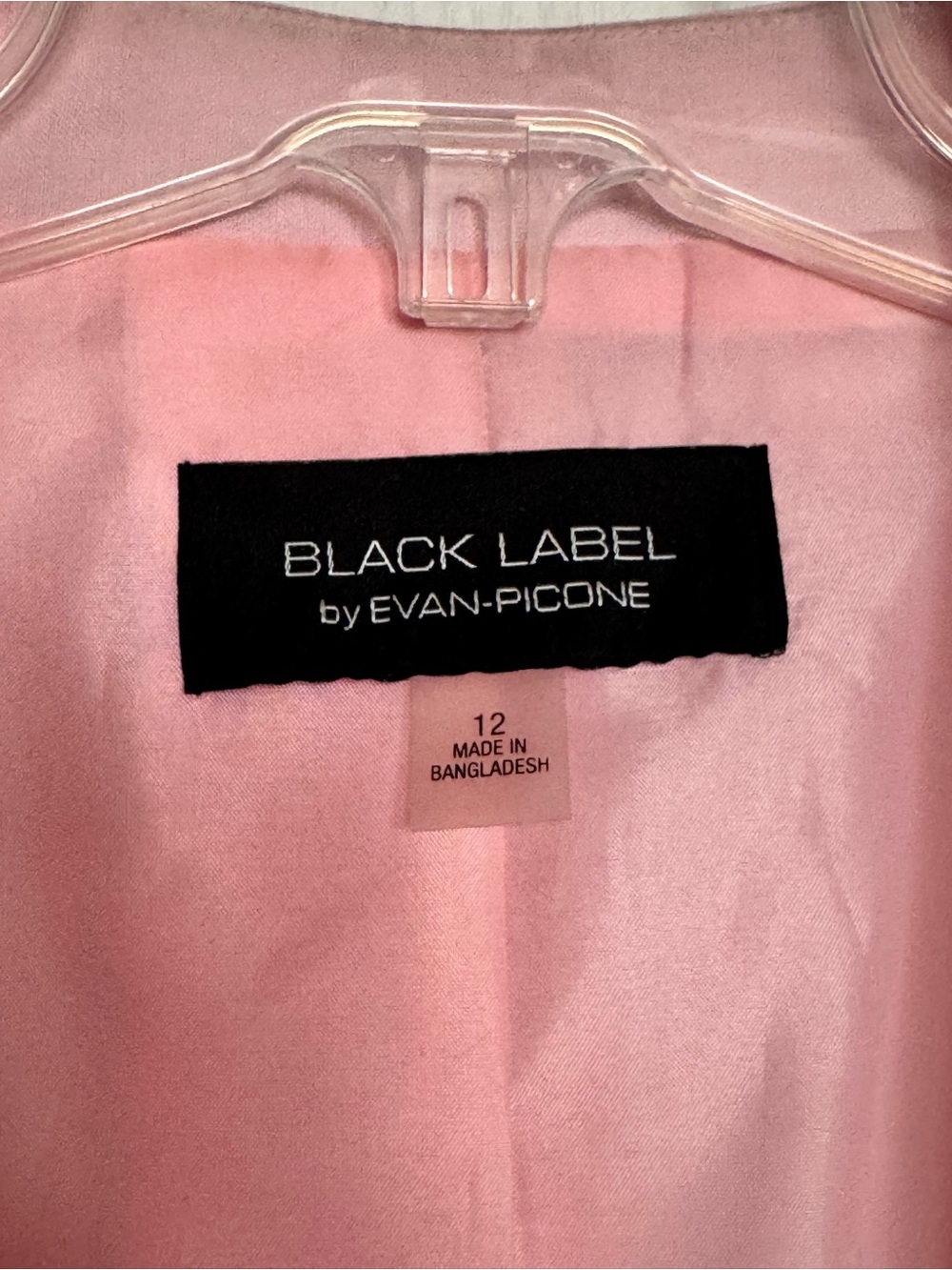 Black Label Pink Open-Front Blazer Jacket - Picture 3 of 4